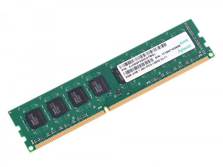 Память DDR3 8Gb 1600 Apacer <AU08GFA60CATBGJ> CL16