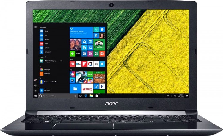 Ноутбук 15,6" Acer A515-51G-51R4 Intel i5-7200U  /  8GB  /  1Tb  /  GF150MX 2GB  /  no ODD  /  WiFi  /  Win10