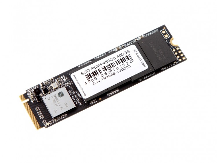SSD M.2 2280 480 Gb AMD R5M480G8 (-TBW  /  530:500 Мбайт  /  с) 3D TLC