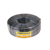 Кабель коаксиальный Rexant RG-59U+Cu 01-2641 (75 Ом / Cu / Al / Cu / 64%) черный