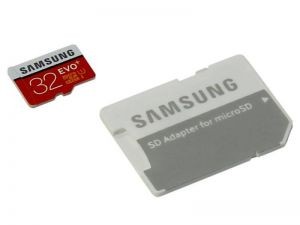 Карта памяти microSDXC 32Gb Samsung EVO Plus MB-MC32DA  (+адаптер)