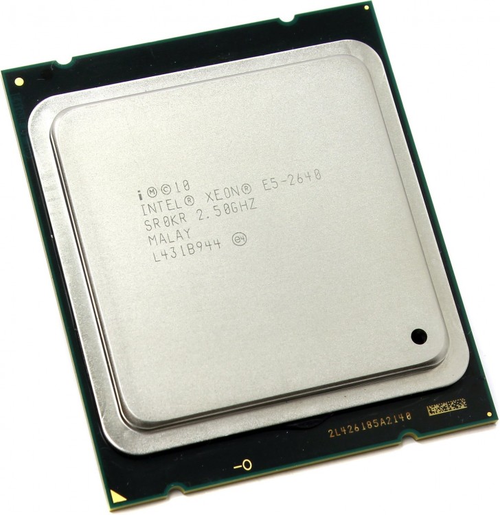 Процессор Intel Xeon E5-2640 2.5 GHz  /  6core  /  1.5+15Mb  /  95W  /  7.2GT  /  sLGA2011