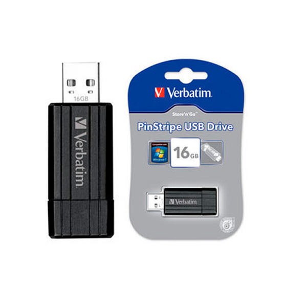 Флешка USB 16Gb Verbatim PinStripe