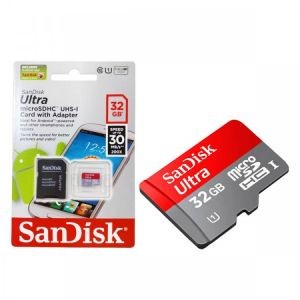 Флешка microSDHC 32Gb SanDisk Ultra Class10