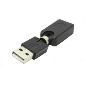 Переходник USB -&gt; USB NoName (папа-мама) поворотный в двух плоскостях