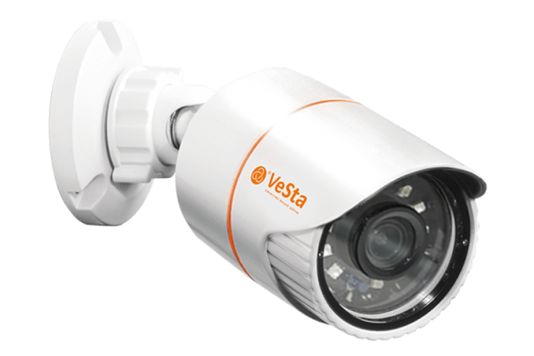 Уличная камера AHD VC-2341 2MPx 25fps (М120,  Белый,IR,подсветка)