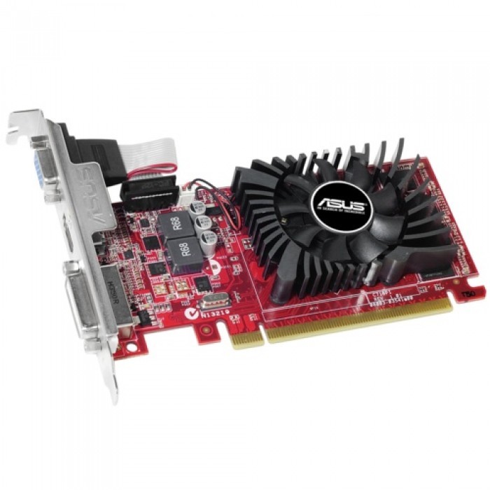 Видеокарта AMD Radeon R7 240 4Gb Asus <R7240-OC-4GD3-L> GDDR3 128B D-Sub+DVI+HDMI (RTL)