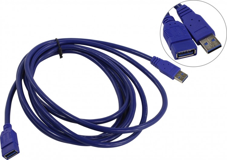 Кабель USB A -> A 5м Telecom <TUS706> (удлинительный)