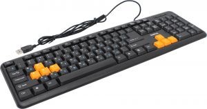 Клавиатура USB Dialog KS-020U Black&Orange 104КЛ