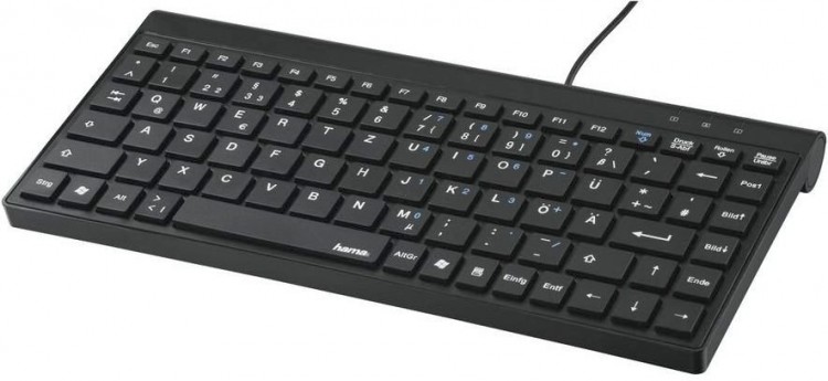 Клавиатура для ноутбука Hama R1050449 USB slim