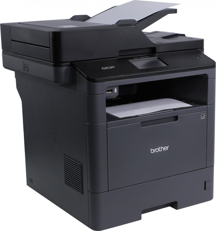 Принтер МФУ Brother DCP-L5500DN (A4  /  2400*600dpi  /  1цв  /  лазерный)