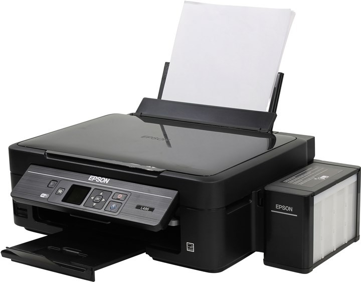 Принтер Epson L486 (A4, струйное МФУ, 33 стр  /  мин, 5760 optimized dpi, 4 краски, USB2.0)