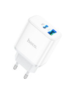 Сетевое зарядное устройство HOCO C105A 1xUSB+TYPE-C(20W) (белый)