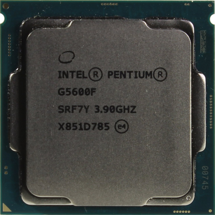 Процессор Intel Pentium G5600F 1151v2 2(4)core  /  3.9(no)GHz  /  54W OEM