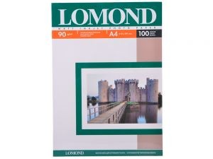 Фотобумага A4, матовая, 90 г  /  м2, 100 листов, LOMOND <0102001>