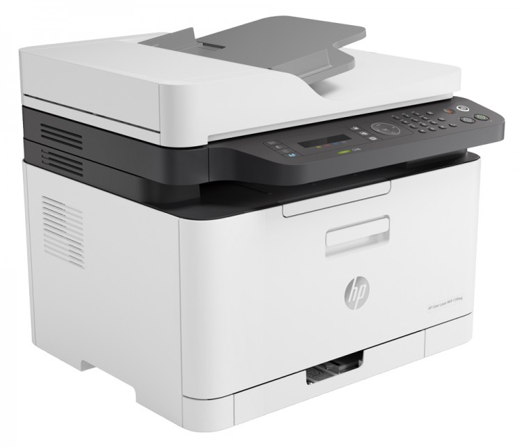 Принтер МФУ HP Color 178nw (4ZB96A) A4 WiFi белый  /  серый