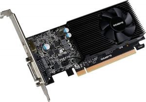 Видеокарта NVIDIA GeForce GT 1030 2Gb Gigabyte <GV-N1030D5-2GL> 64bit GDDR5 (DVI+HDMI)