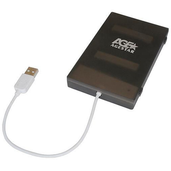 Корпус для HDD 2.5" USB2.0->SATA AgeStar <SUBCP1>