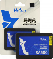 SSD 1tb Netac NT01SA500-1T0-S3X (480TBW / 520:450 Мбайт / с)