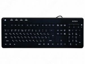 Клавиатура USB A4-Tech KD-126-2 104КЛ+4КЛ, подсветка