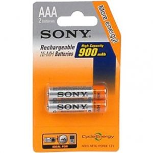 Аккумулятор AAA 900 mAh уп.2шт. SONY <NH-AAA-B2EN> (1.2V, NiMH)
