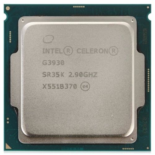 Процессор Intel Celeron G3930 2.9 GHz / 2core / HD G 610 / 0.5+2Mb / 51W / 14nm / s LGA1151 (BOX)