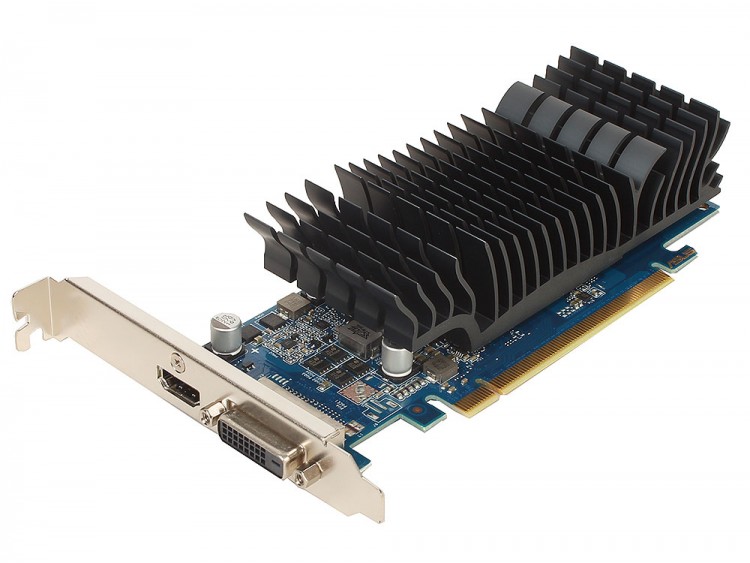 Видеокарта NVIDIA GeForce GT 1030 2Gb Asus <GT1030-SL-2G-BRK> 64bit GDDR5 HDMI+DVI (RTL)