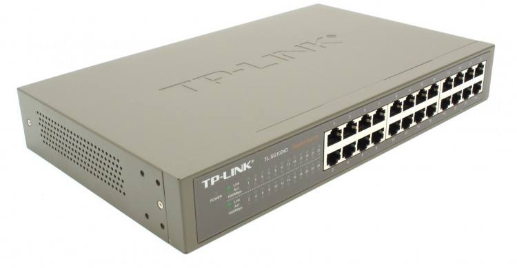 Концентратор TP-LINK TL-SG1024D 24UTP-10  /  100  /  1000Mbps