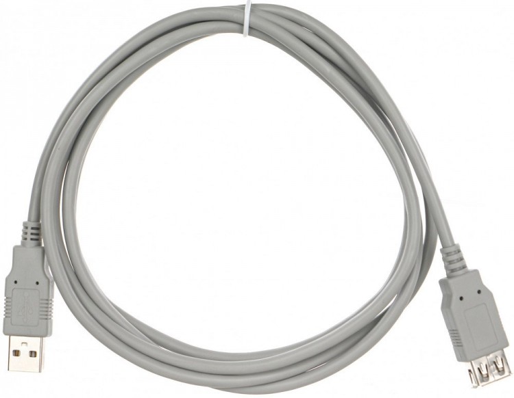 Кабель USB A -> A 1.8м VCOM CU202-G (удлинительный)