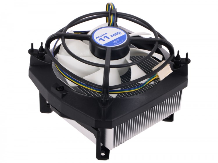 Вентилятор Arctic Cooling Alpine 11 Pro rev.2 Soc775-1156  /  4пин  /  500-2000об  /  23.5дБ  /  95 Вт
