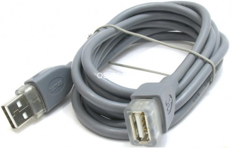 Кабель USB A -> A 1.8м Hama <134296> (удлинительный)