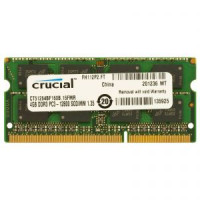 Память DDR-III SODIMM 4Gb <PC3-12800> Crucial Mac