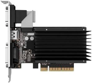 Видеокарта NVIDIA GeForce GT 710 1Gb Palit <PA-GT710-1GD3H> GDDR3 64B D-Sub+DVI+HDMI (OEM)