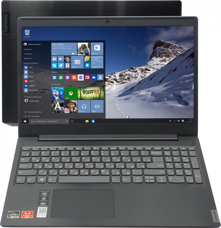 Ноутбук 15.6" Lenovo L340-15API (81LW005JRU) Ryzen 5 3500U  /  4Gb  /  SSD 128Gb  /  1Tb  /  Vega8  /  FHD  /  noODD  /  Win10