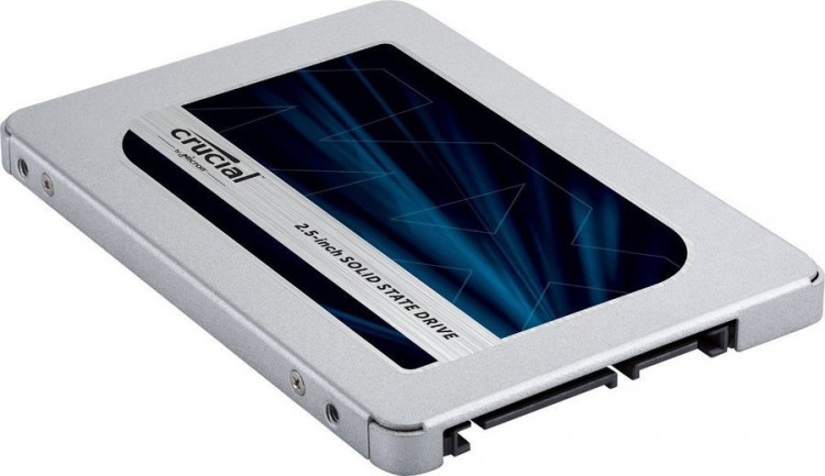 SSD 500Gb M.2 NVMe 2280 Crucial CT500MX500SSD1 MX500 QLC 3D NAND