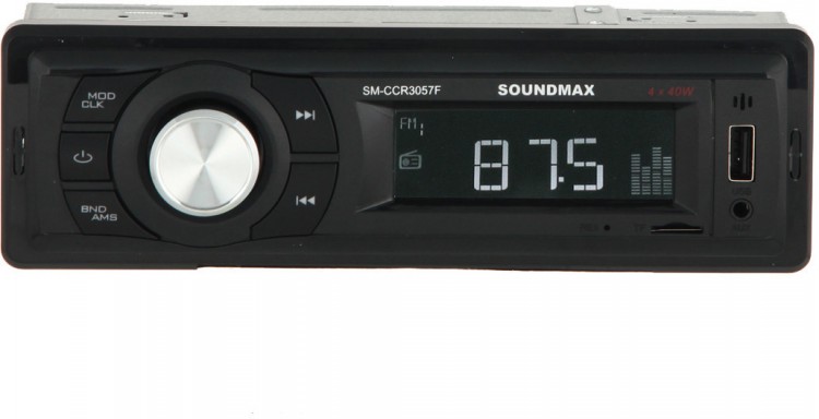 Автомагнитола Soundmax SM-CCR3057F 1DIN 4x40Вт