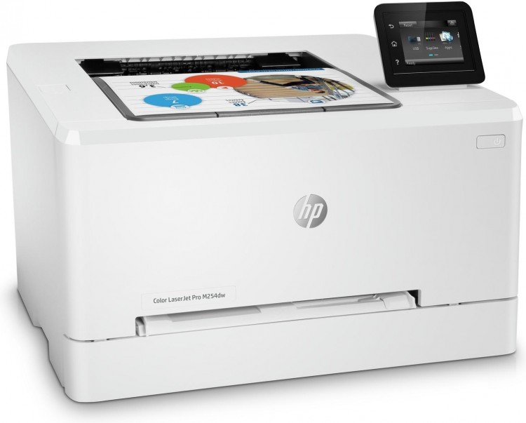 Принтер HP COLOR LaserJet Pro M254dw <T6B60A> (A4,21стр  /  мин,256Mb,сетевой, WiFi,USB2.0, LCD, двустор