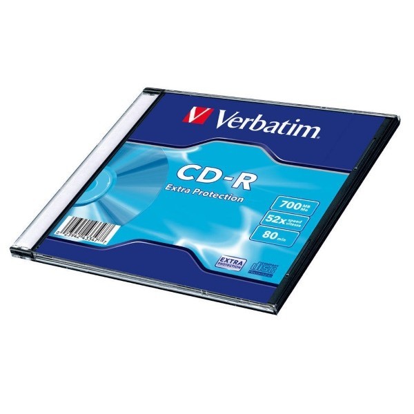 Диск CD-R Verbatim 700Mb Only disk (1шт)