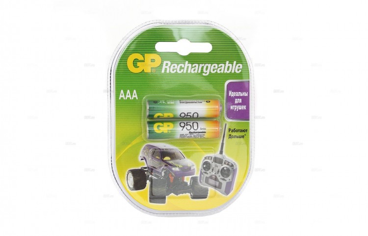Аккумулятор AAA 950 mAh уп.2шт. GP <95AAAHC-2> (1.2V, NiMH)