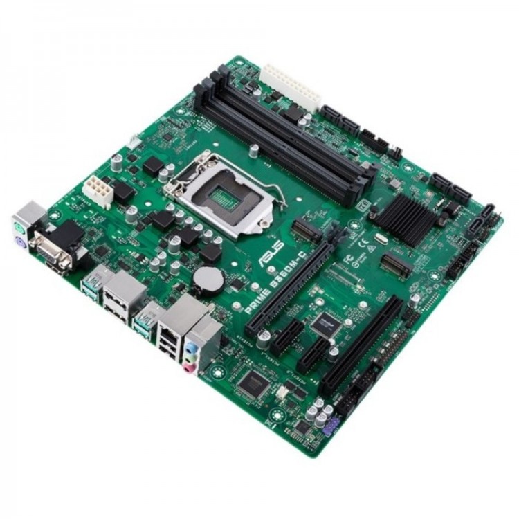 Материнская плата ASUS PRIME B360M-C (RTL) LGA1151 <B360> PCI-E Dsub+HDMI+DP GbLAN SATA MicroATX 4DDR4