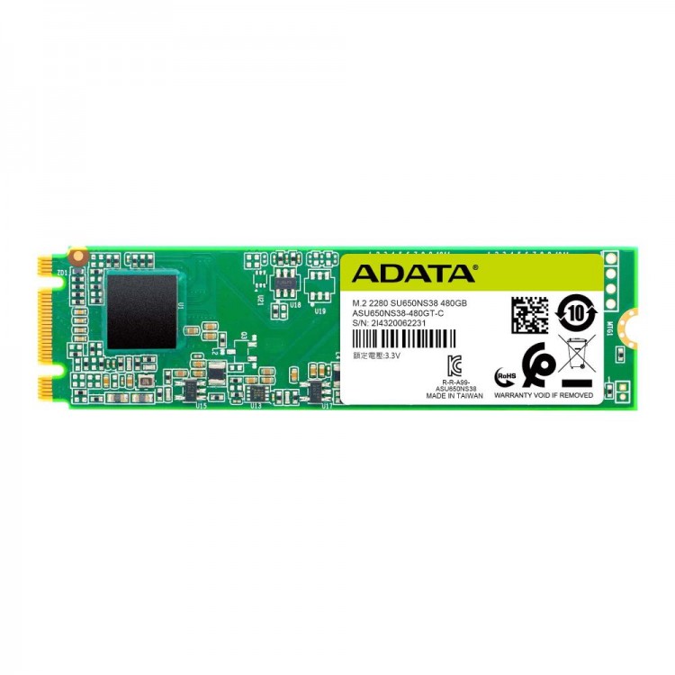 SSD M.2 240 Gb  ADATA SU650 ASU650NS38-240GT-C (140TBW  /  550:500 Мбайт  /  с)
