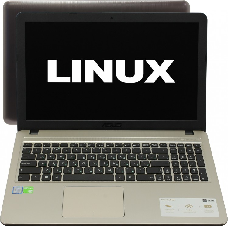 Ноутбук 15,6" Asus X540UB-DM264  i3-6006U  /  4Gb  /  500Gb  /  Mx110 2Gb  /  DVD-RW  /  WiFi  /  Endless