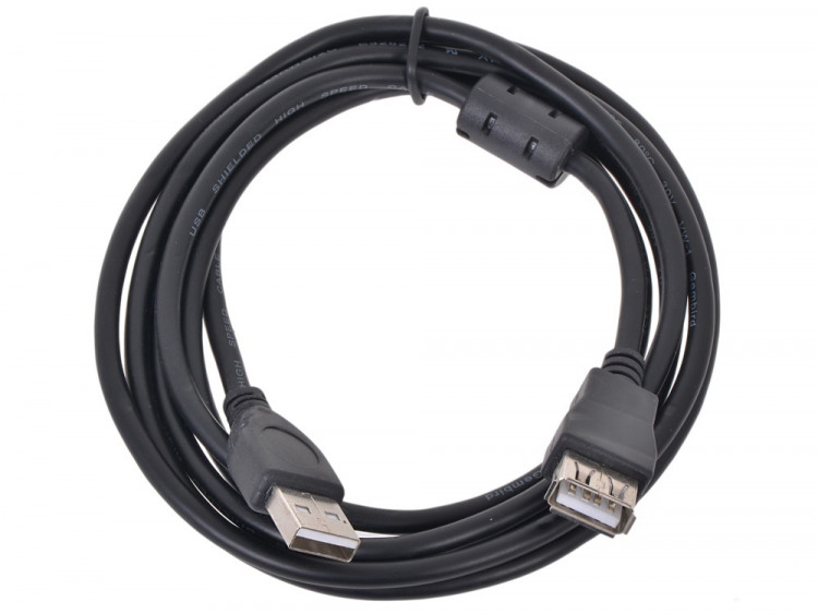 Кабель USB A -> A 1.8м Gembird  /  Cablexpert Pro (удлинительный)