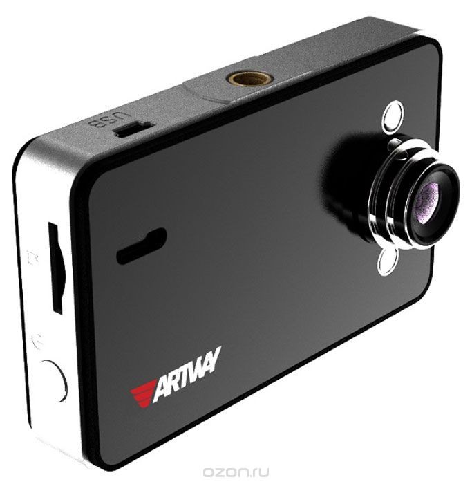 Авто видеорегистратор Artway AV-110 (1280х720, 90°, LCD 2.4", G-sens, microSDHC, USB, мик, Li-Ion)