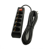Сетевой фильтр 5м BURO 500SH-5 (5 розеток)