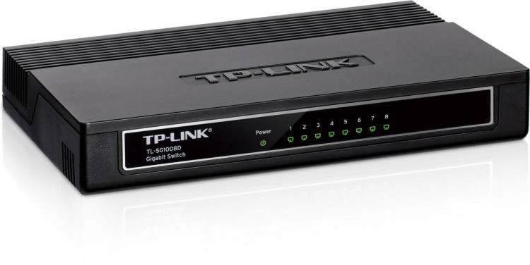 Концентратор TP-LINK TL-SG1008D 8UTP-10  /  100  /  1000Mbps