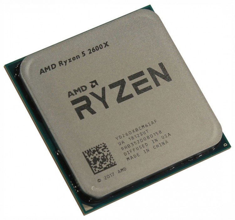 Процессор AMD Ryzen 5 2600X AM4 (YD260XBCM6IAF) 3.6-4.2 GHz  /  6core  /  3+16Mb  /  95W Socket AM4 OEM