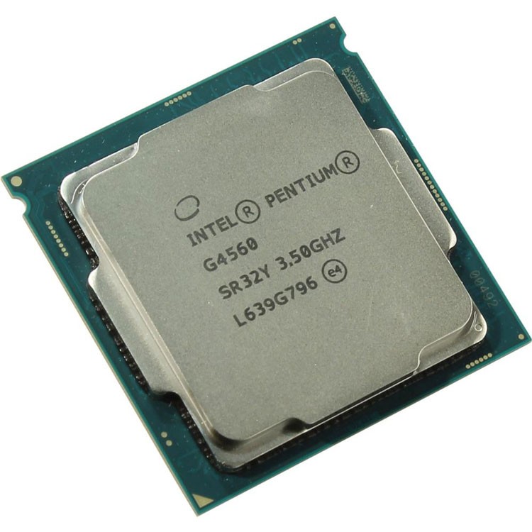 Процессор Intel Pentium G4560 3.5 GHz  /  2core  /  HD G 610  /  0.5+3Mb  /  54W  /  8 GT  /  s LGA1151 (BOX)