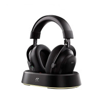Полноразмерные Bluetooth наушники MCHOSE V9 Turbo + беспроводная зарядка (черный / золотой)