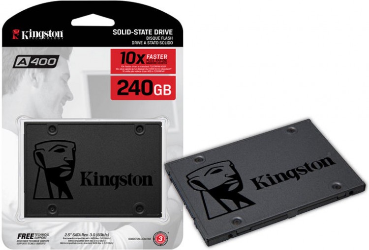 SSD 240 Gb SATA 6Gb  /  s Kingston A400 <SA400S37  /  240G> 2.5"